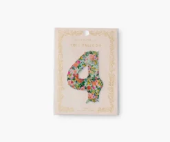 Numbered Foil Balloon|RIFLE PAPER Co. Sale
