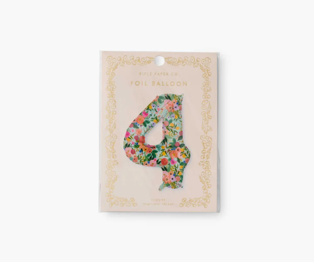 Numbered Foil Balloon|RIFLE PAPER Co. Sale