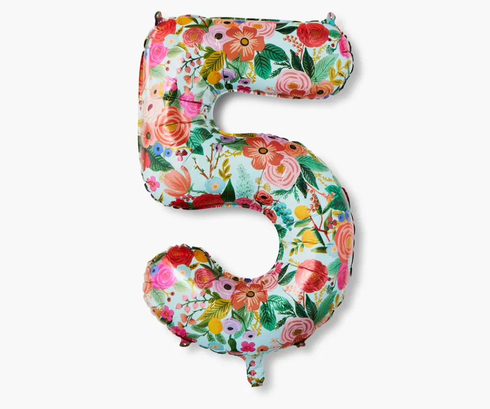 Numbered Foil Balloon|RIFLE PAPER Co. Sale