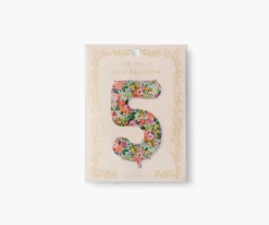 Numbered Foil Balloon|RIFLE PAPER Co. Sale