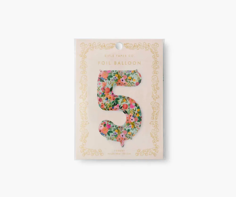 Numbered Foil Balloon|RIFLE PAPER Co. Sale