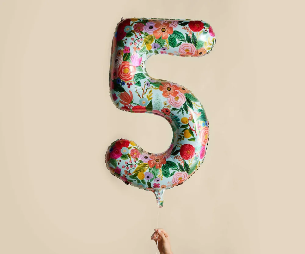 Numbered Foil Balloon|RIFLE PAPER Co. Sale