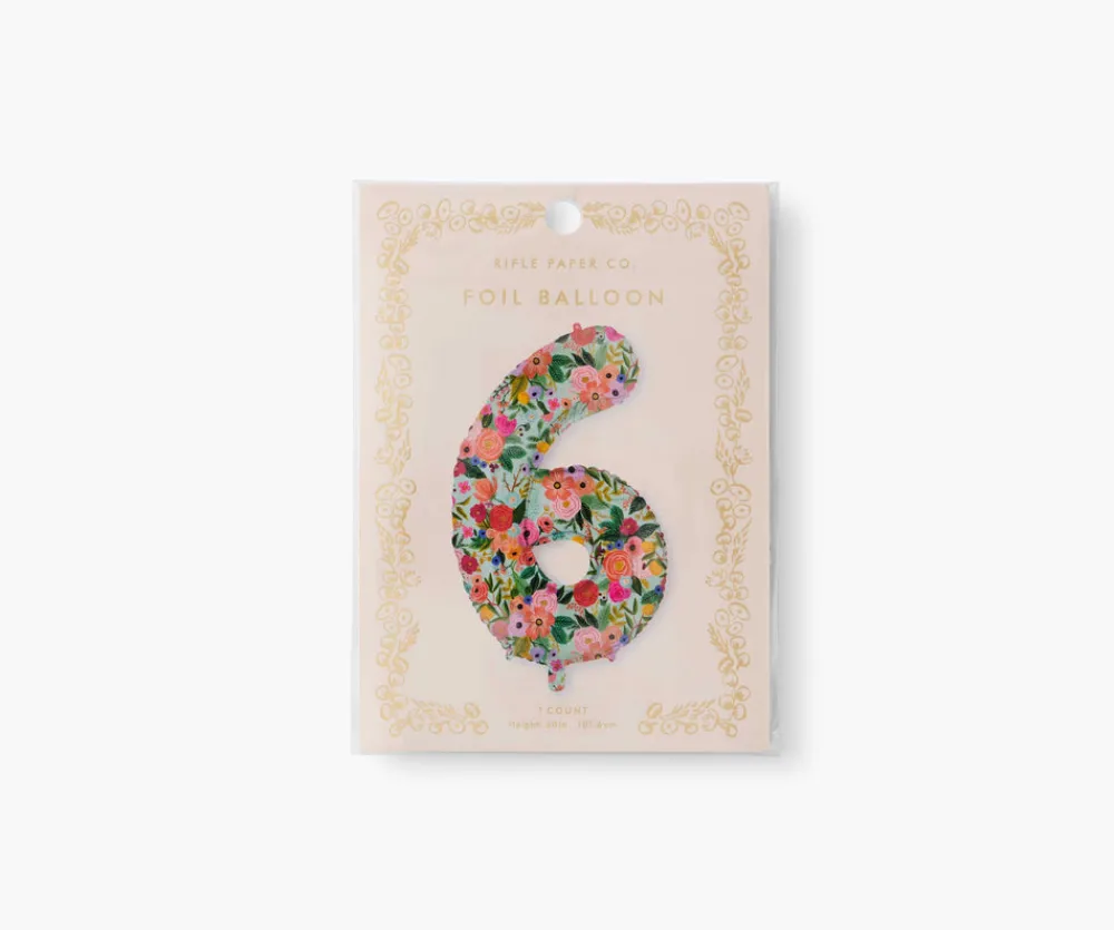 Numbered Foil Balloon|RIFLE PAPER Co. Sale