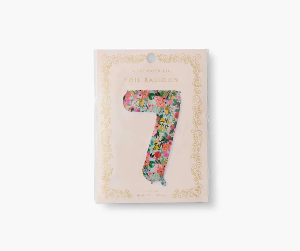 Numbered Foil Balloon|RIFLE PAPER Co. Sale