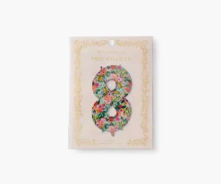 Numbered Foil Balloon|RIFLE PAPER Co. Sale