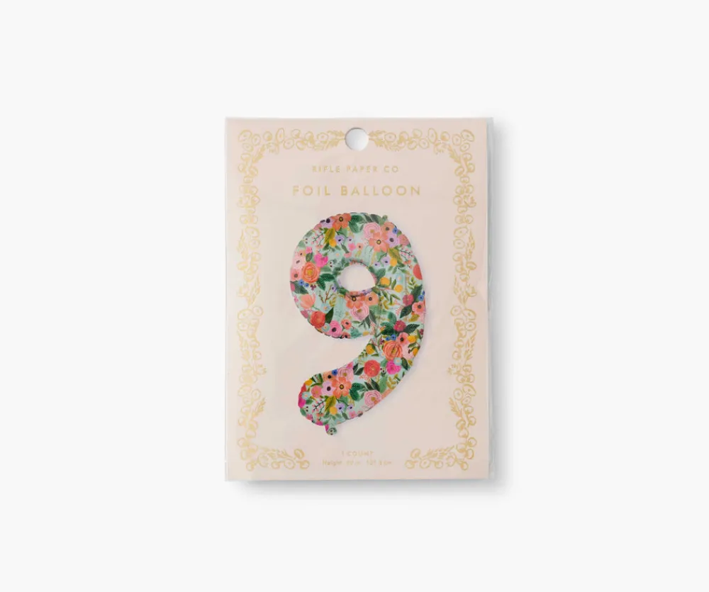 Numbered Foil Balloon|RIFLE PAPER Co. Sale
