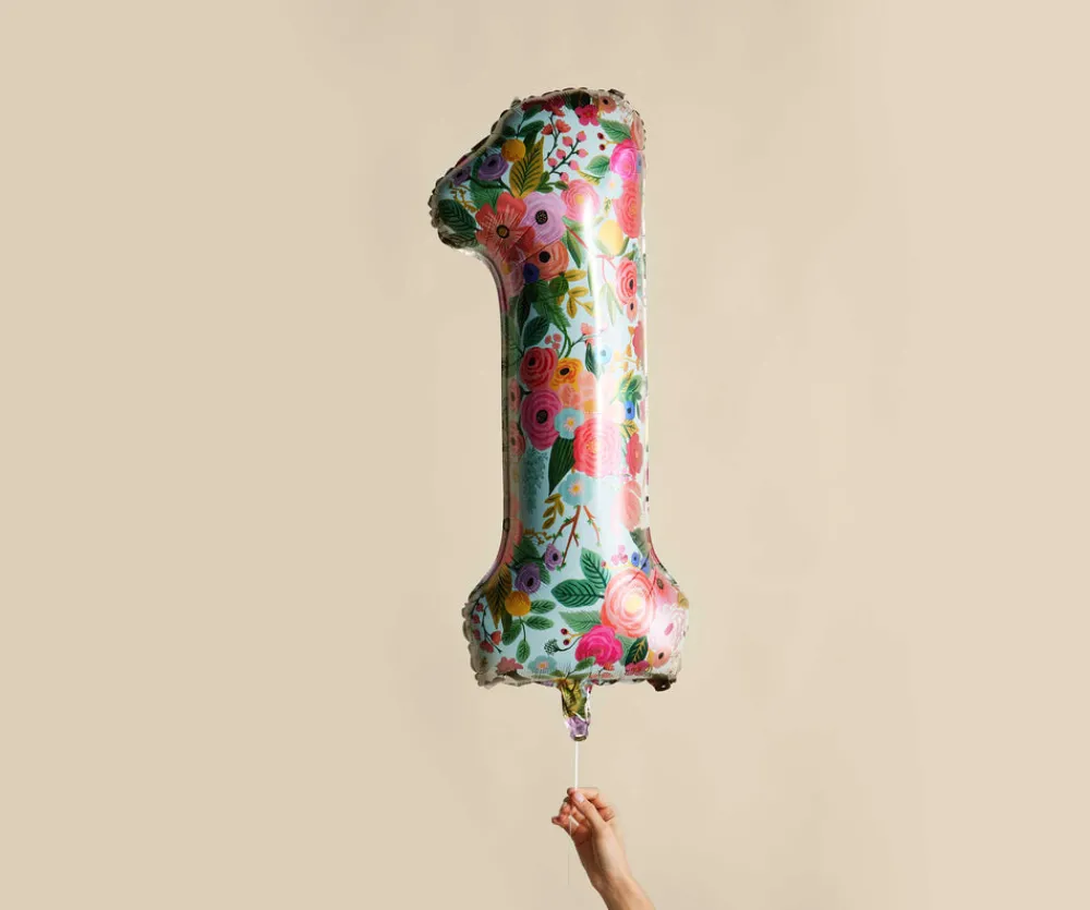 Numbered Foil Balloon|RIFLE PAPER Co. Sale