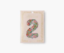 Numbered Foil Balloon|RIFLE PAPER Co. Sale