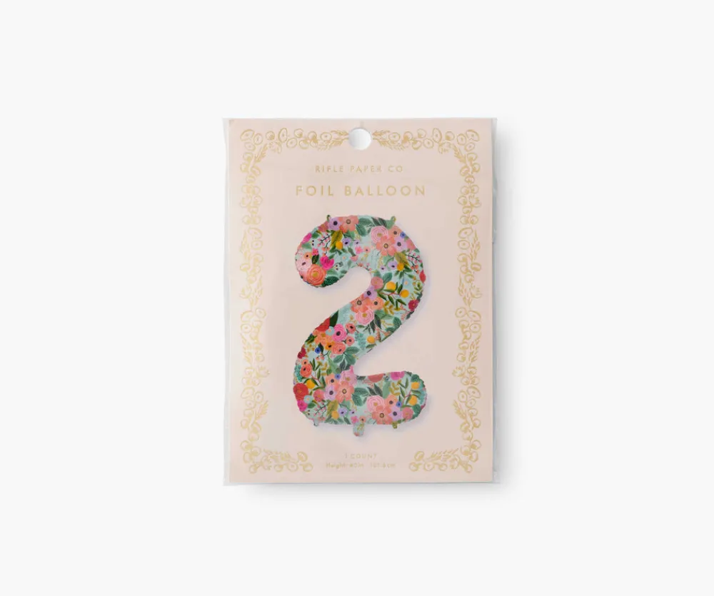 Numbered Foil Balloon|RIFLE PAPER Co. Sale