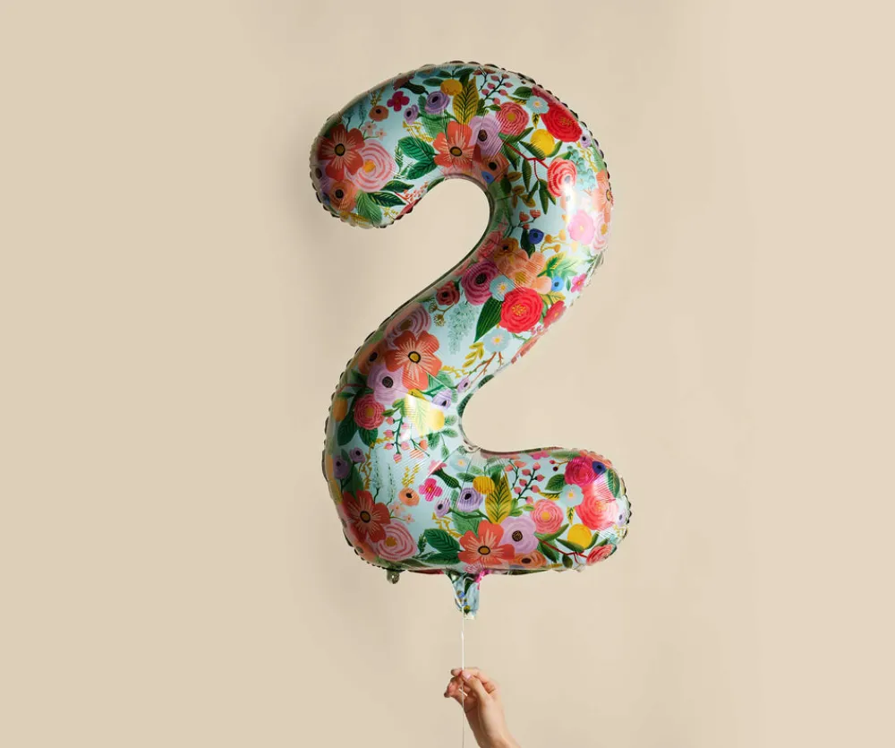 Numbered Foil Balloon|RIFLE PAPER Co. Sale