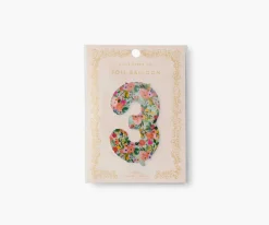 Numbered Foil Balloon|RIFLE PAPER Co. Sale
