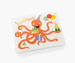 Octopus Birthday Greeting Card|RIFLE PAPER Co. New