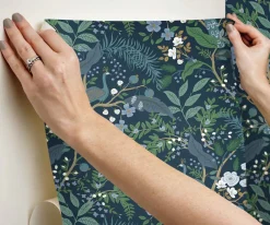 Peacock Garden Peel & Stick Wallpaper|RIFLE PAPER Co. Sale