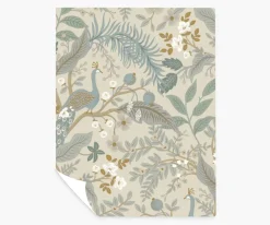 Peacock Garden Peel & Stick Wallpaper Sample|RIFLE PAPER Co. Hot