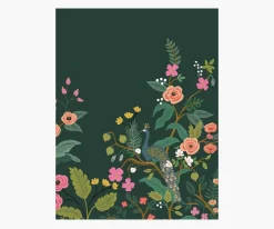 Peacock Wallpaper Mural Sample|RIFLE PAPER Co. Clearance