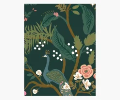 Peacock Wallpaper Sample|RIFLE PAPER Co. Sale
