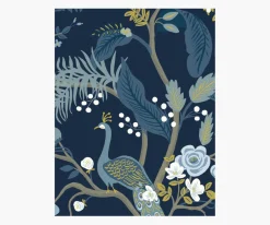 Peacock Wallpaper Sample|RIFLE PAPER Co. Outlet