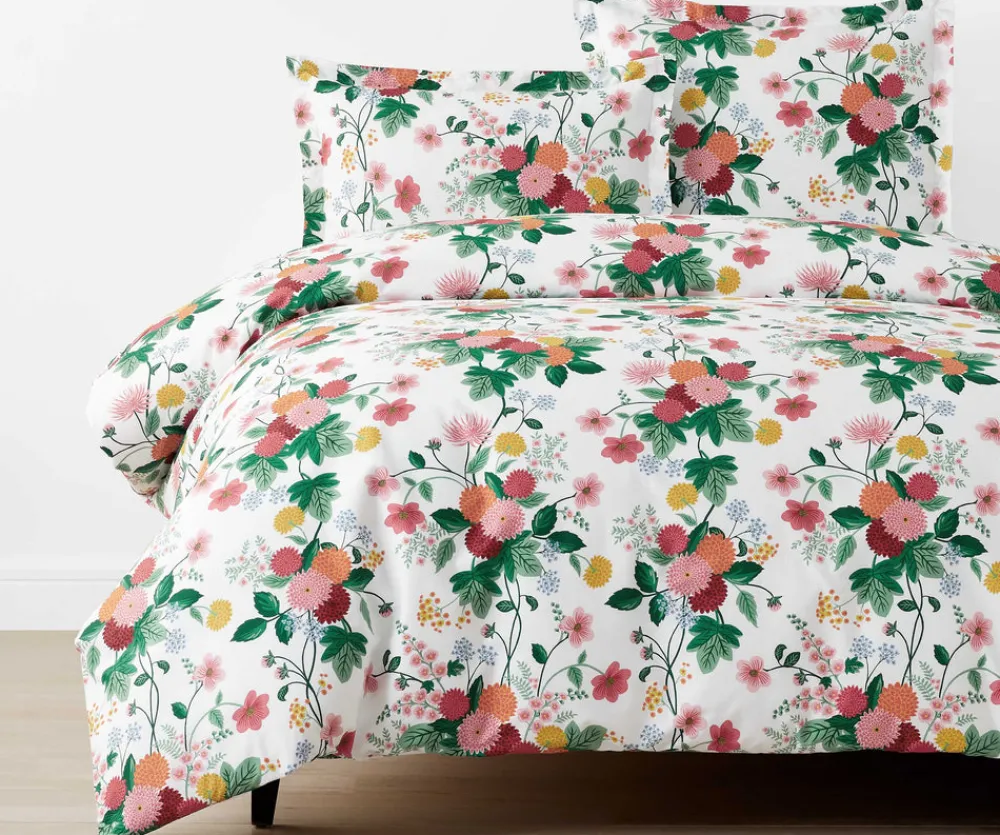 Percale Duvet Cover|RIFLE PAPER Co. Online