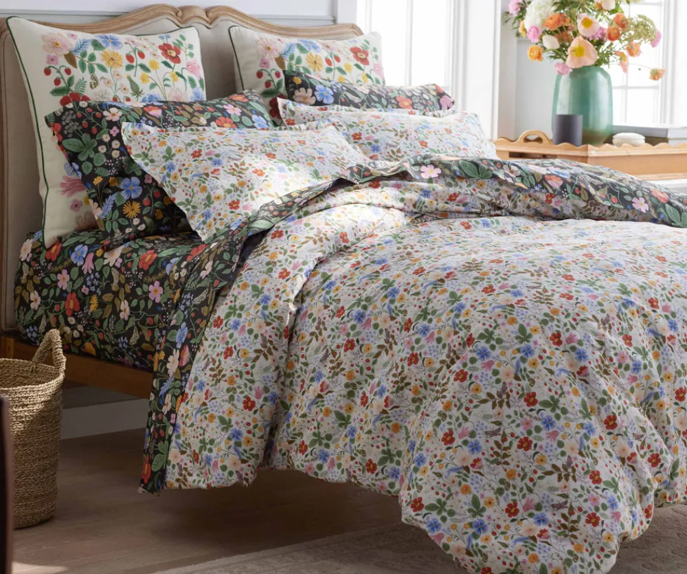 Percale Duvet Cover|RIFLE PAPER Co. Outlet