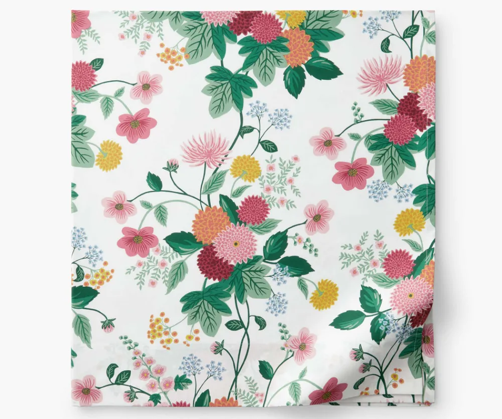 Percale Flat Sheet|RIFLE PAPER Co. Outlet