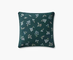 Petite Fleurs Embroidered Pillow|RIFLE PAPER Co. Hot