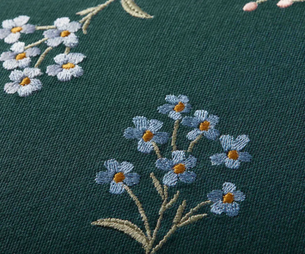 Petite Fleurs Embroidered Pillow|RIFLE PAPER Co. Hot