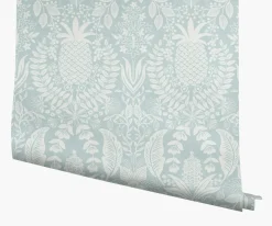Pineapple Damask Wallpaper|RIFLE PAPER Co. Online