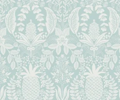Pineapple Damask Wallpaper|RIFLE PAPER Co. Online