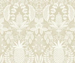 Pineapple Damask Wallpaper|RIFLE PAPER Co. Clearance