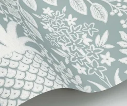 Pineapple Damask Wallpaper Sample|RIFLE PAPER Co. Best