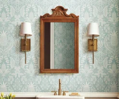 Pineapple Damask Wallpaper Sample|RIFLE PAPER Co. Best
