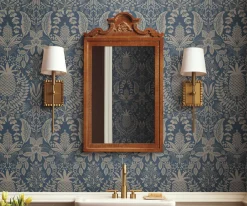 Pineapple Damask Wallpaper Sample|RIFLE PAPER Co. Outlet