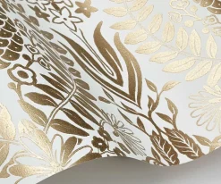 Pineapple Damask Wallpaper Sample|RIFLE PAPER Co. Fashion