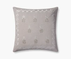 Pineapple Embroidered Pillow|RIFLE PAPER Co. Outlet