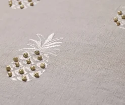 Pineapple Embroidered Pillow|RIFLE PAPER Co. Outlet