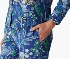 Poplin Button Front Long Set|RIFLE PAPER Co. Discount