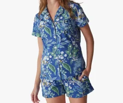Poplin Button Front Short Set|RIFLE PAPER Co. Online