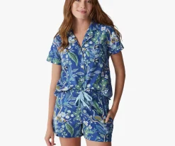 Poplin Button Front Short Set|RIFLE PAPER Co. Online