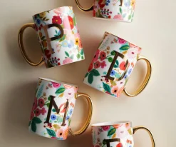 Porcelin Monogrm Mug|RIFLE PAPER Co. Fashion