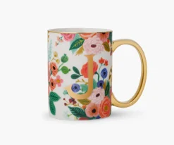 Porcelin Monogrm Mug|RIFLE PAPER Co. Fashion