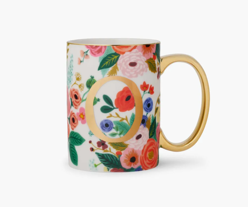 Porcelin Monogrm Mug|RIFLE PAPER Co. Fashion