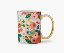 Porcelin Monogrm Mug|RIFLE PAPER Co. Fashion