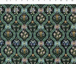 Posy Cotton Metallic Fabric|RIFLE PAPER Co. Online