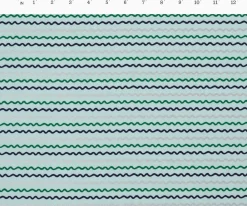 Ribbon Stripe Cotton Metallic Fabric|RIFLE PAPER Co. New
