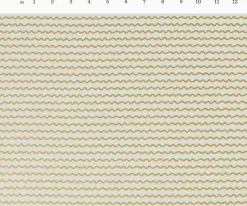 Rickrack Cotton Metallic Fabric|RIFLE PAPER Co. Clearance