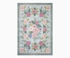 Rosa Antique Rose Power Loomed Rug|RIFLE PAPER Co. Clearance