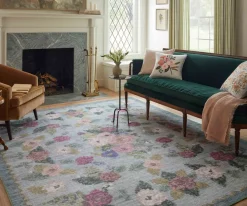 Rosa Antique Rose Power Loomed Rug|RIFLE PAPER Co. Clearance
