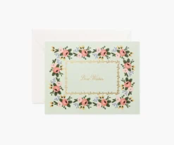 Rosa Best Wishes Card|RIFLE PAPER Co. Fashion