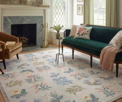 Rosa Hawthorne Power Loomed Rug|RIFLE PAPER Co. New