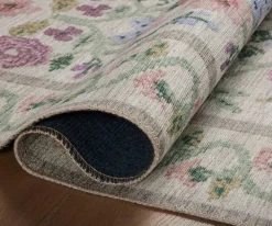 Rosa Power Loomed Rug|RIFLE PAPER Co. Fashion